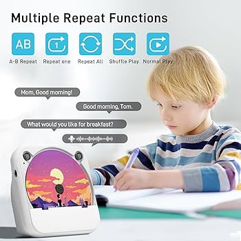 Amazon.com: ZYOKATA Portable CD Player for Home,Rechargeable 2000